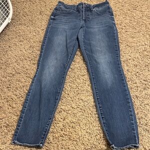 Maurices Dark Blue Skinny Jeans